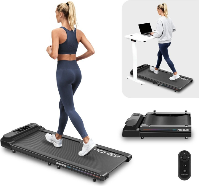 Електрична бігова доріжка Spokey Dash складана 946152 (5905339461520) - зображення 5