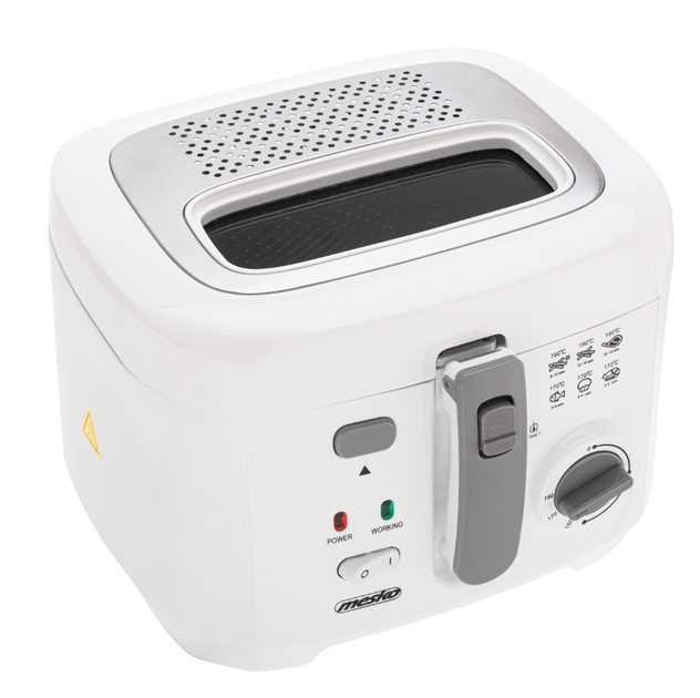 Фритюрниця Mesko MS 4908 G, 2,5 л, 1800 Вт, з терморегулятором, знімною чашею для олії, фільтром у кришці, захист від перегріву, Польща - изображение 3