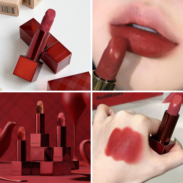 Увлажняющая матовая помада Burberry Kisses Matte Russet Collection Lipstick 93 Matte Russet 3.3 г - изображение 5
