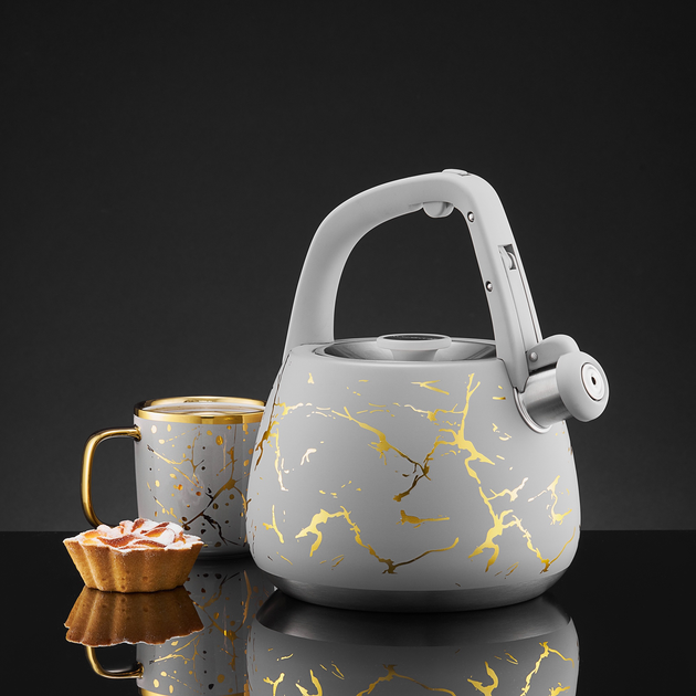 Czajnik Ambition Tower Marble Szary 2.8 l (5904134960429) - obraz 3