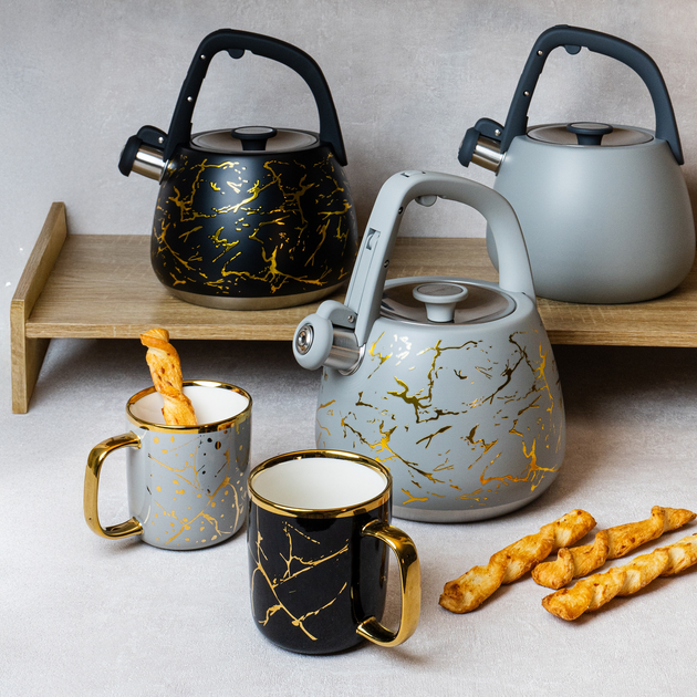 Czajnik Ambition Tower Marble Szary 2.8 l (5904134960429) - obraz 4