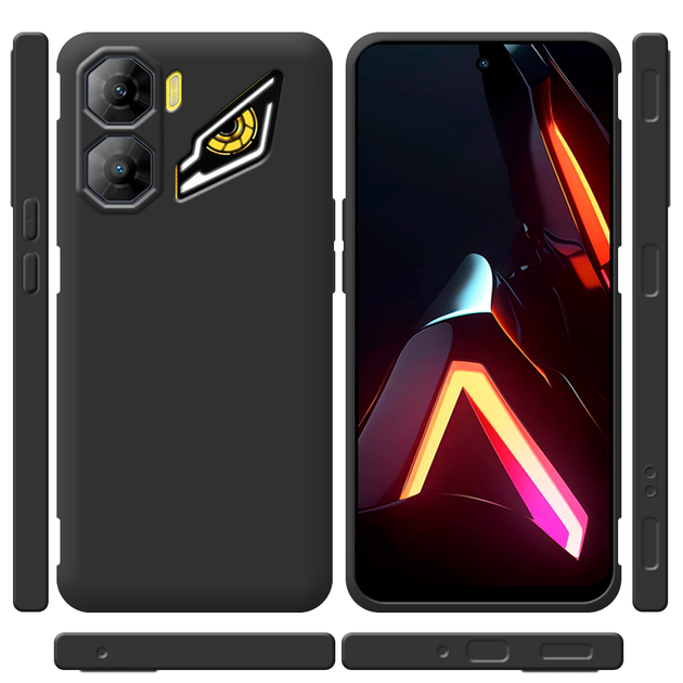 Силіконовий чохол Nubia Neo 3 5G Чорний (69057) - Фото 2 Силіконовий чохол Nubia Neo 3 5G Чорний (69057) - изображение 2