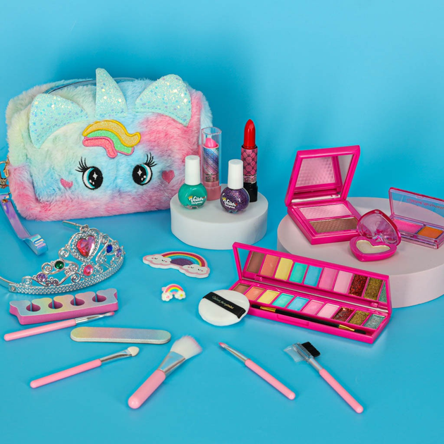 Zestaw kosmetyków KIK do makijażu lakiery kosmetyczka spódniczka 22 elementy KX3050 (5903039767577) - obraz 12