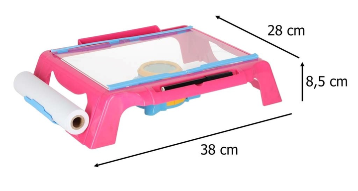 Projektor do rysowania KIK stolik karty Różowy (KX2933) (5903039769199) - obraz 10