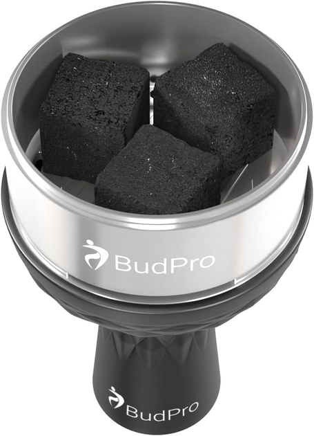 Силіконова чаша для кальяну BudPro з тримачем для вугілля для кальяну (5024278) - зображення 2