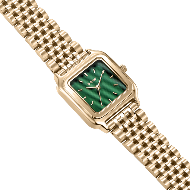 Жіночий Годинник Burker Watches Macy Зелено-золотий - изображение 2
