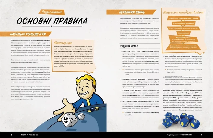 Настільна гра Geekach - Fallout. Настільна рольова гра - Швидкий старт - зображення 4