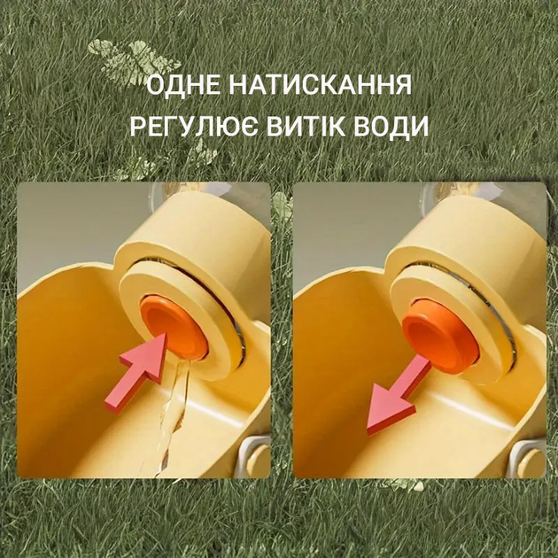 Пляшка поїлка для собак/котів 2в1 дорожня для води та їжі - изображение 8
