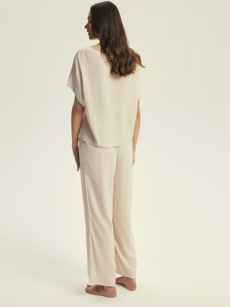 Піжама (футболка + штани) жіноча Esotiq Corenso 43825-12X L Бежева (5903972695623) - зображення 2