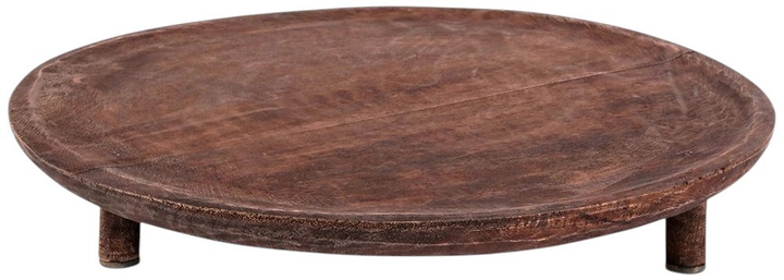 Deska do serwowania Vilde drewniana na nóżkach Brązowa (5904316446550) - obraz 1