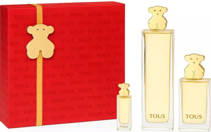 Набір для жінок Tous Tous Парфумована вода 90 мл + Парфумована вода 30 мл + Мініатюра Парфумована вода 4.5 мл (8436603334396) - зображення 1