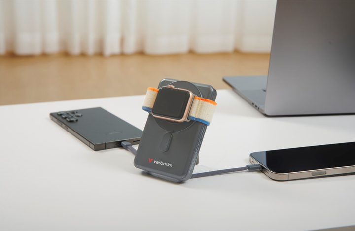 Павербанк Verbatim Charge 'n' Go 2C 5000 mAh 20 W Grey (23942322511) - зображення 3