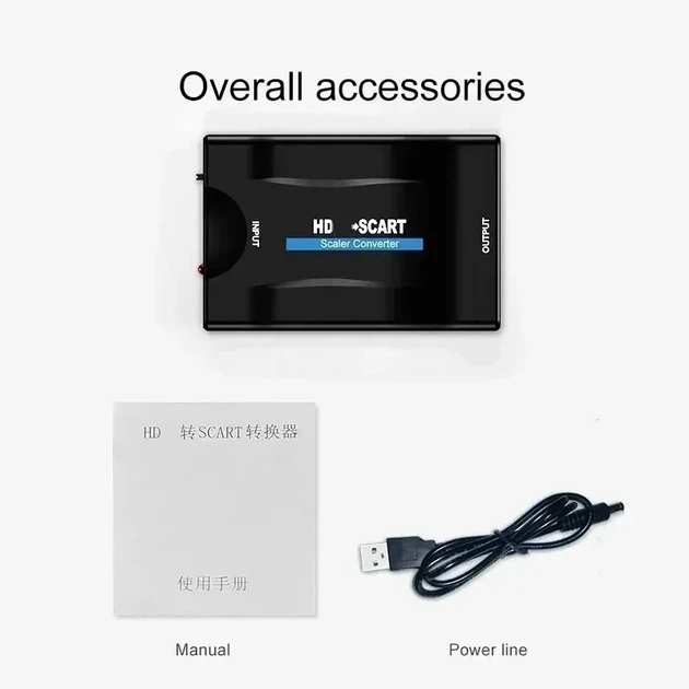Переходник HDMI to SCART конвертер для телевизора 1080P PAL/NTSC - изображение 5