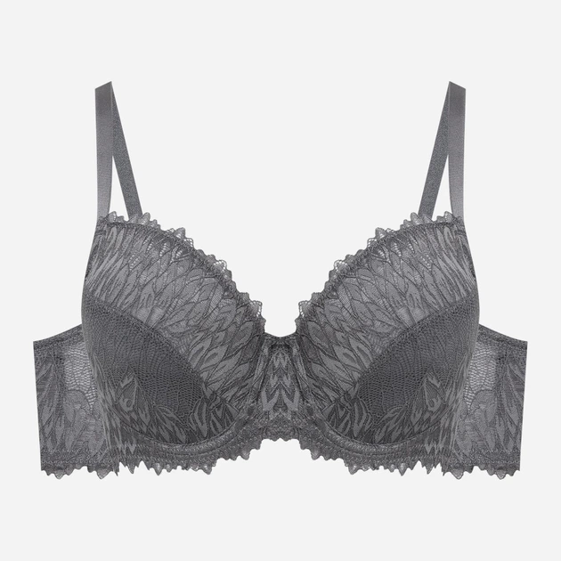 Бюстгальтер з кісточками мереживний Esotiq Ofiel 44216-90X 70E Сірий (5903972701645) - зображення 5