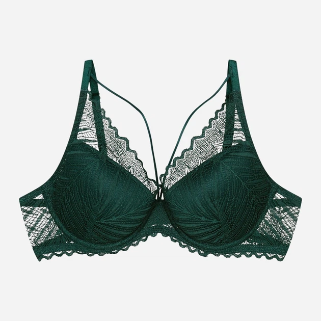 Бюстгальтер Push-up з кісточками мереживний Esotiq Onika 44220-67X 75D Зелений (5903972666739) - зображення 7