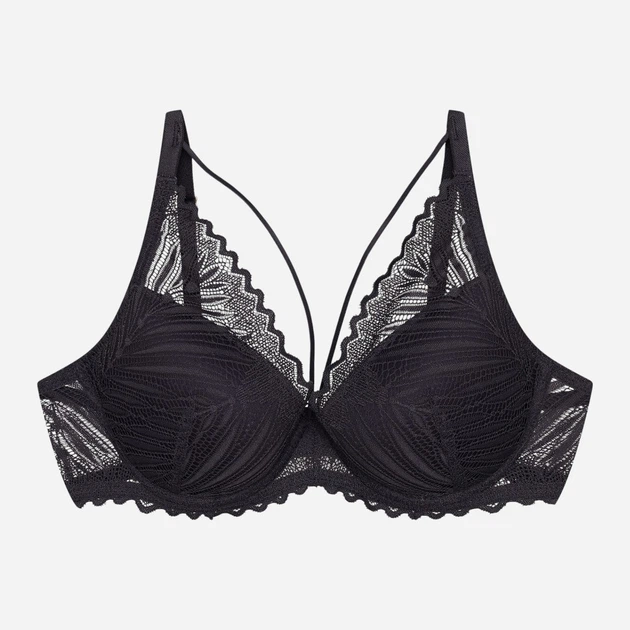 Бюстгальтер Push-up з кісточками мереживний Esotiq Onika 44220-90X 65G Сірий (5903972667200) - зображення 7