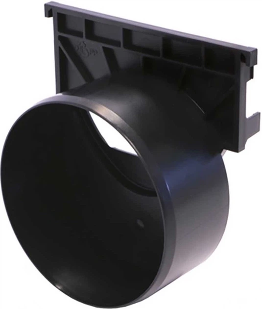 Ścianka czołowa z króćcem ACO DN110 - obraz 1