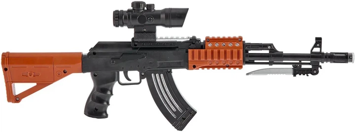 Автомат свето-звуковой ZIPP Toys AK47. Цвет - черный - изображение 2