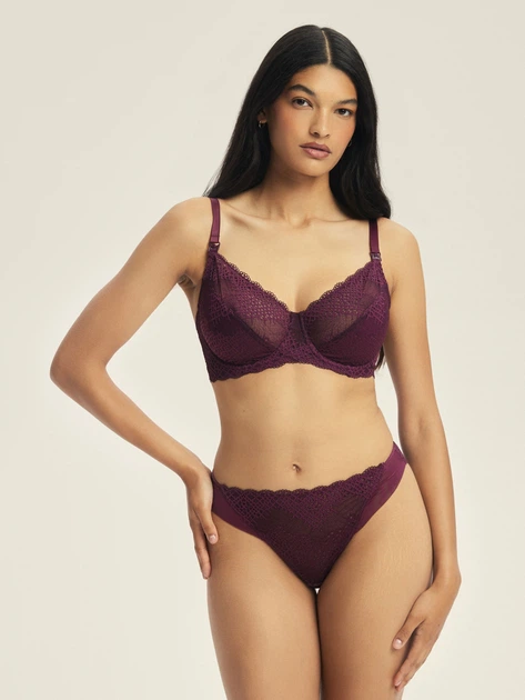 Biustonosz do karmienia Esotiq Caris 43657-93X 85D Bordowy (5903972664438) - obraz 3