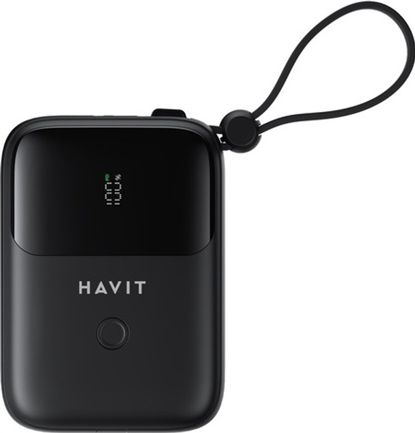 Powerbank Havit PB5215 10000mAh 22.5W Black (6939119067045) - obraz 1