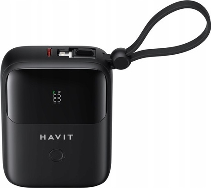Powerbank Havit PB5215 10000mAh 22.5W Black (6939119067045) - obraz 2