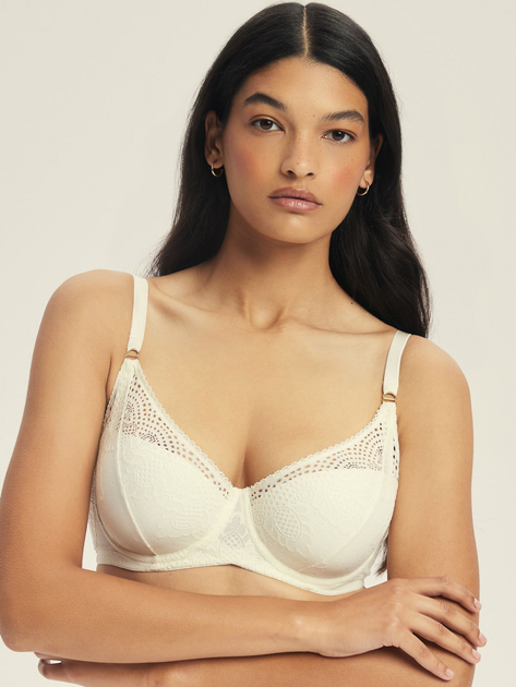 Biustonosz damski usztywniany Esotiq Marvela 43608-01X 80E Biały (5903972636725) - obraz 1