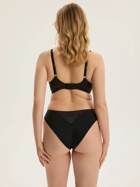 Трусики бразиліана жіночі Esotiq Charm 43985-99X M Чорні (5903972671924) - зображення 4