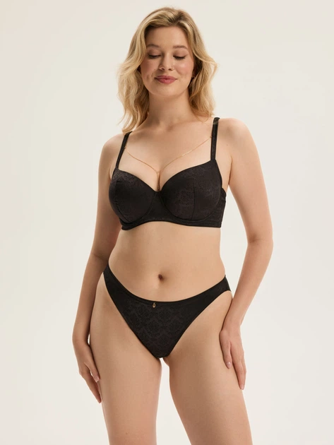 Трусики бразиліана жіночі Esotiq Charm 43985-99X XL Чорні (5903972671948) - зображення 3