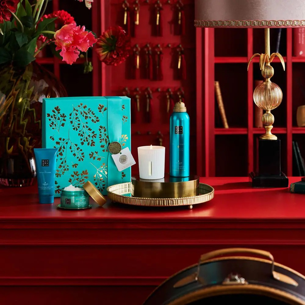 Zestaw Rituals The Ritual Of Karma Krem do ciała 100 ml + Peeling do ciała 125 ml + Żel pod prysznic 200 ml + Świeca zapachowa 140 g (8719134184525) (955555913838007) - Outlet - obraz 3