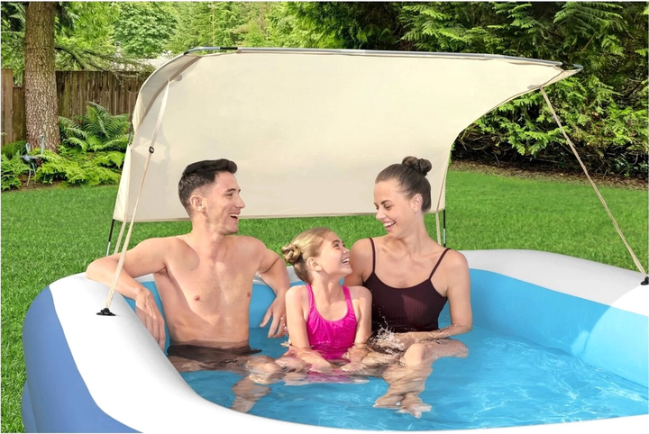 Nadmuchiwany basen Bestway Family z daszkiem 254 x 178 x 140 cm (6941607352199) (955555910716024) - Outlet - obraz 5