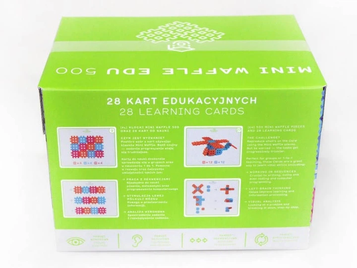 Klocki konstrukcyjne Marioinex Mini Wafle EDU 500 elementów (5903033902431) (955555909849380) - Outlet - obraz 4
