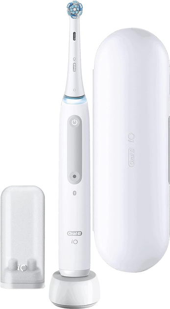 Електрична зубна щітка Oral-B iO Series 4 Quite White (4210201415305) (955555912306550) - Уцінка - зображення 2