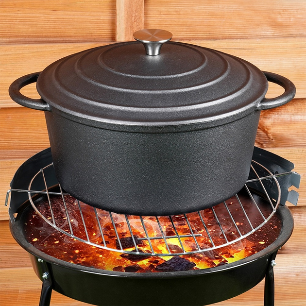 Каструля чавунна Vilde Cast Line з кришкою 5 л (5904316487850) - зображення 5