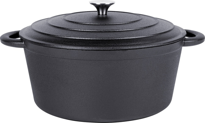 Каструля чавунна Vilde Cast Line з кришкою 5.9 л (5900670102293) - зображення 1