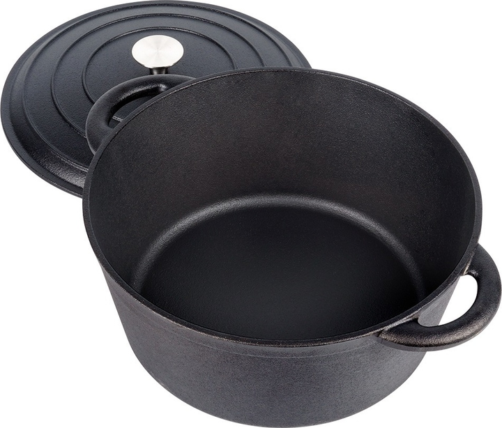 Каструля чавунна Vilde Cast Line з кришкою 5.9 л (5900670102293) - зображення 2