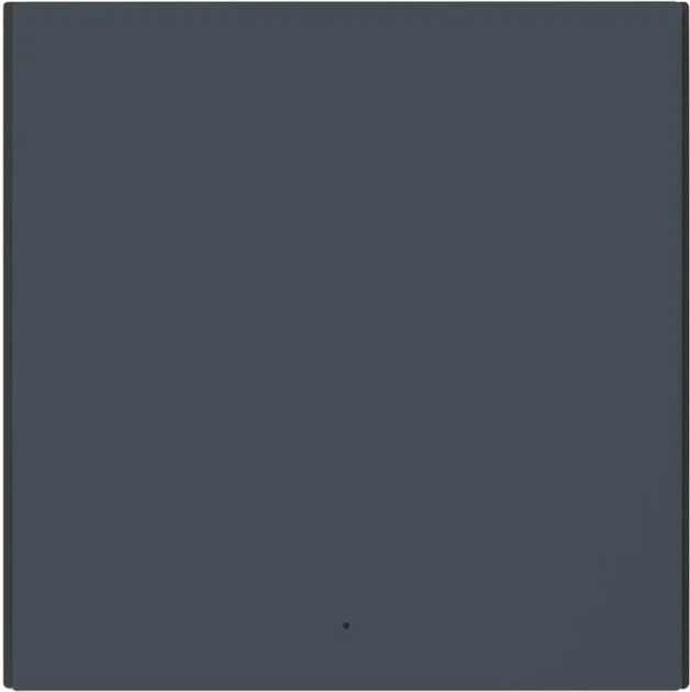 Przełącznik Aqara Smart Wall Switch H1 pojedynczy z przewodem neutralnym Szary (WS-EUK03-G) - obraz 1