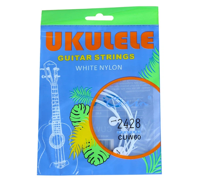 Струни укулеле Civin CUW60 Ukulele Strings White Nylon (Italy imported) - зображення 2