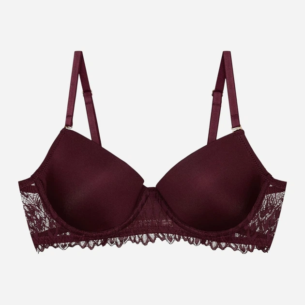 Бюстгальтер Push-up з кісточками Esotiq Ofiel 44214-93X 80B Бордовий (5903972665237) - зображення 6