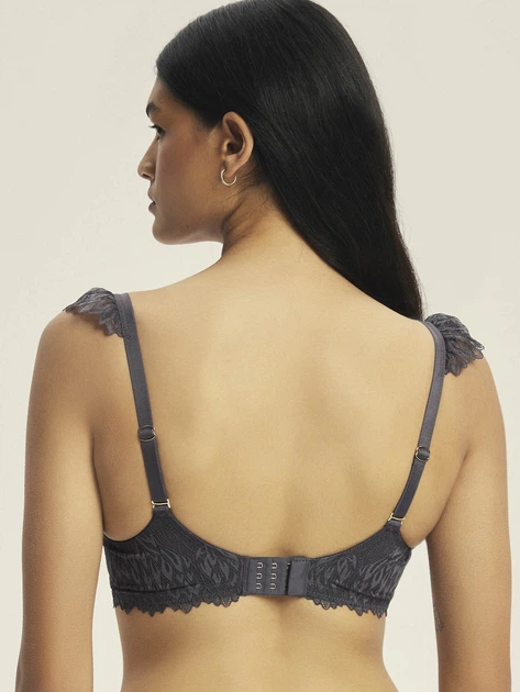 Бюстгальтер Push-up з кісточками Esotiq Ofiel 44215-90X 70E Сірий (5903972665800) - зображення 2