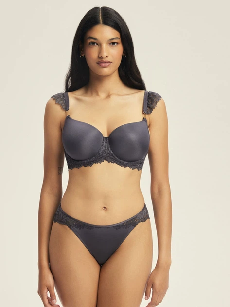 Бюстгальтер Push-up з кісточками Esotiq Ofiel 44215-90X 70G Сірий (5903972665909) - зображення 3