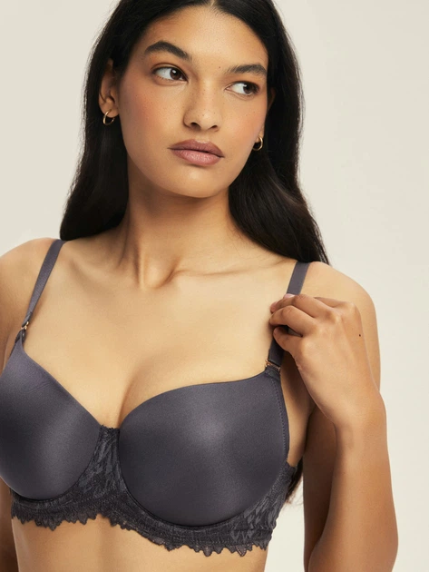 Бюстгальтер Push-up з кісточками Esotiq Ofiel 44215-90X 90C Сірий (5903972665893) - зображення 5