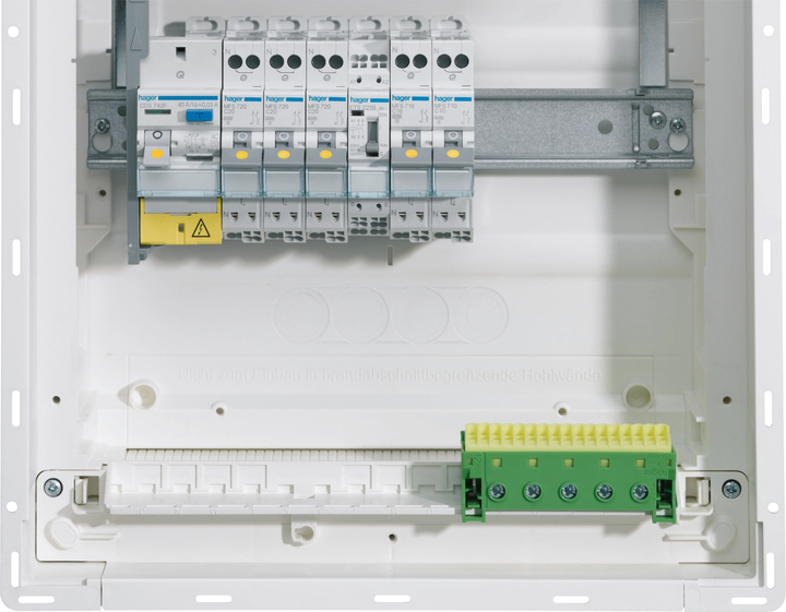 Rozdzielnica podtynkowa Hager Volta VU48AT 4 rzędy, 48 modułów, IP30 (3250616614925) - obraz 4
