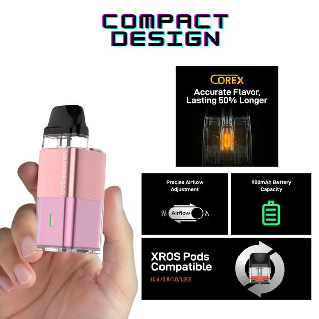 Pod-система Vaporesso Xros Cube 900мАч Вапарессо Хрос Куб 30 Вт