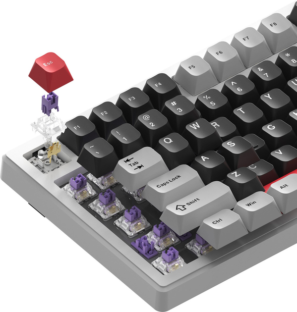 Клавіатура бездротова Marvo KG991W Monka Storm USB/Wireless Black (6932391932148) - зображення 7