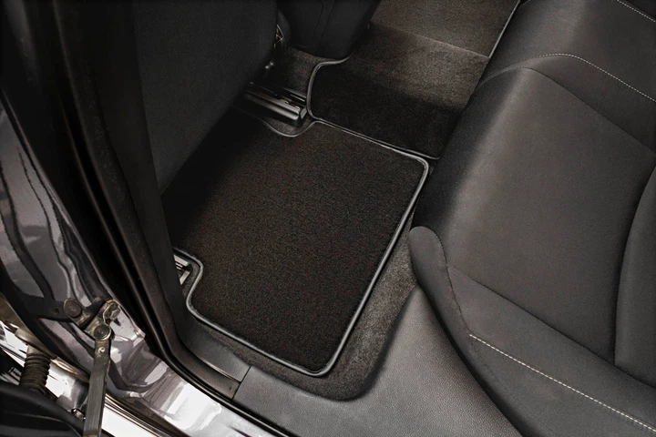 Ворсові килимки EVAtech Standard в салон авто для Hyundai Elantra Coupe (JK) 2012-2014 5 покоління Coupe USA чорний кант (HY14308AB2LA3VEB) - зображення 7