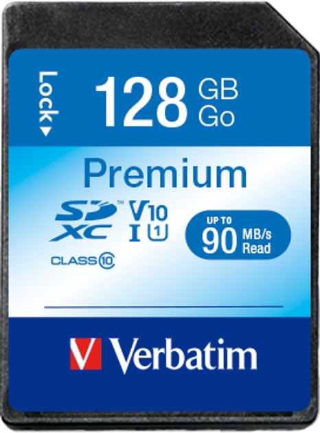 Karta pamięci Verbatim microSDXC Premium U1 128GB UHS-I U1 (23942440253) - obraz 1