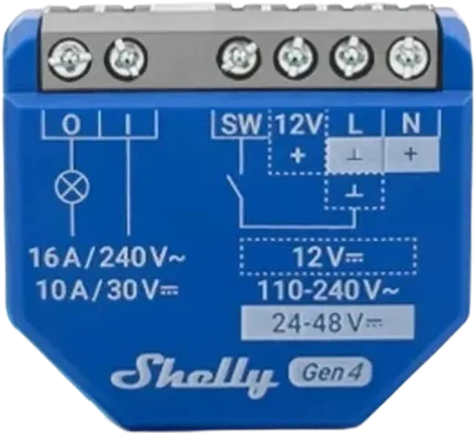 Inteligentny przekaźnik Shelly 1 Gen4 (3800238070687) - obraz 1