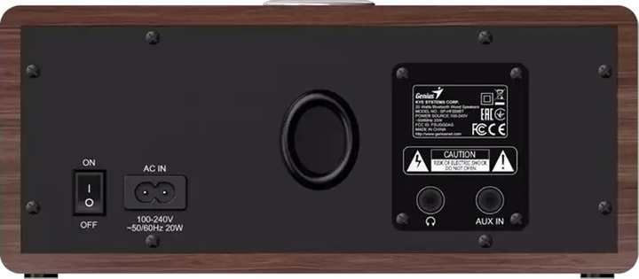 Głośnik Genius SP-HF505BT Dark Wood (31730056404) - obraz 5