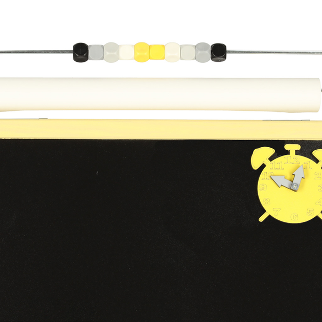 Магнітна дошка для крейди Ikonka двостороння, дерев'яна, рахівниця, папір 45 x 40 x 100 см (5905325439410) - зображення 6