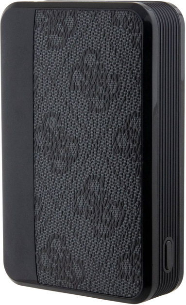 Powerbank Guess 4G Leather Metal Logo 10000mAh 18W USB-C Black (3666339171384) - obraz 3